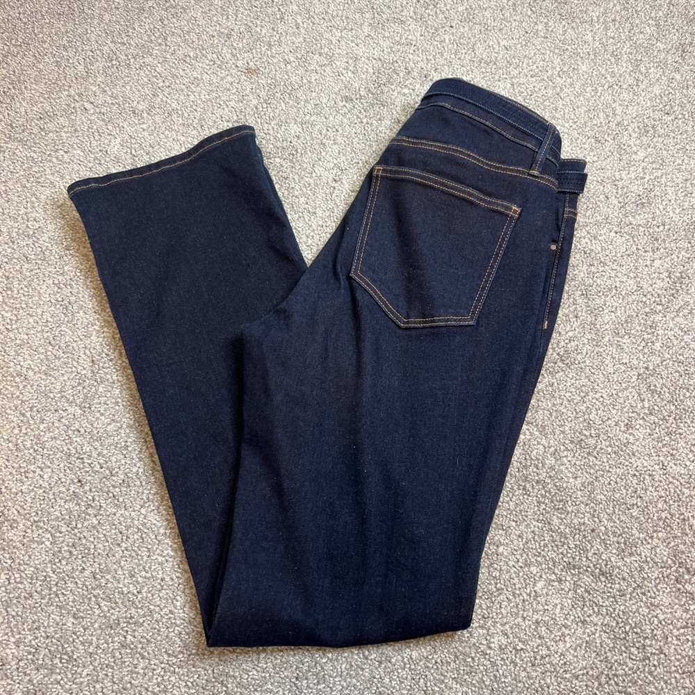 Ann Taylor curvy boot cut jeans womens 6 dark wash mid rise curvy boot denim - Picture 1 of 15